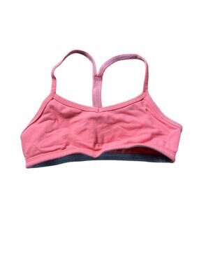 Ivivva Sports Bra Tank Girls Size 8 Pink Cotton Spandex Racerback Underwear